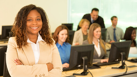 CollegeCredit smiling woman