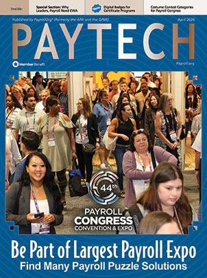 Cover for April 2026 issue of PAYTECH