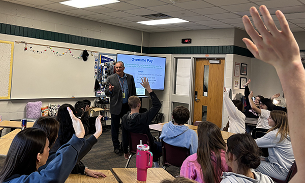 Students get involved during Money Matters.